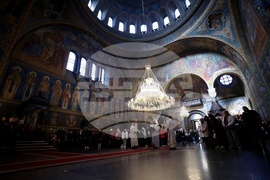 Holy Thursday - Service - Church of St, Nedelya - Sofia - Patriarch Daniil