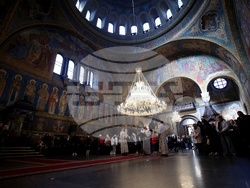 Holy Thursday - Service - Church of St, Nedelya - Sofia - Patriarch Daniil