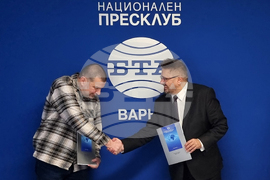 Национален пресклуб на БТА Варна - договор за сътрудничество - подписване