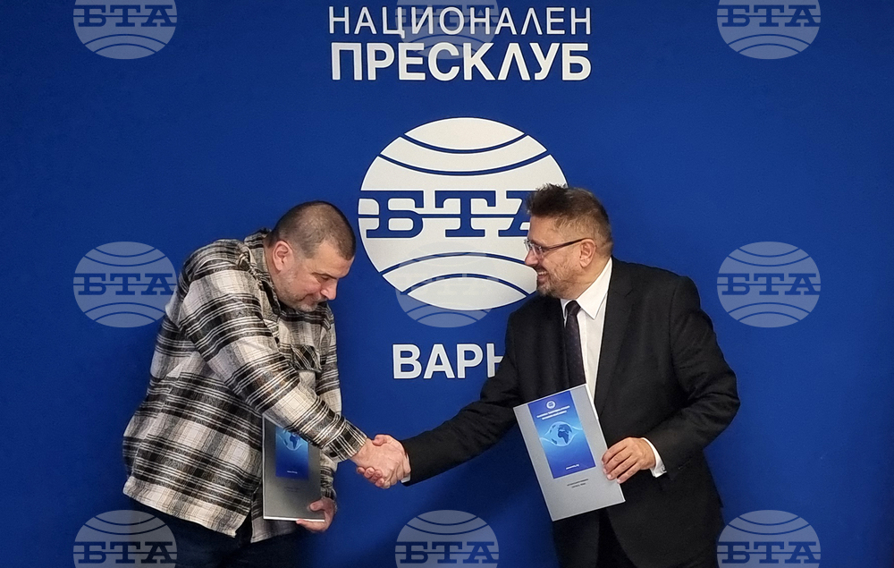 Национален пресклуб на БТА Варна - договор за сътрудничество - подписване