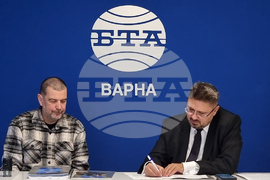 Национален пресклуб на БТА Варна - договор за сътрудничество - подписване
