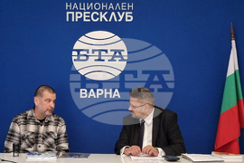 Национален пресклуб на БТА Варна - договор за сътрудничество - подписване
