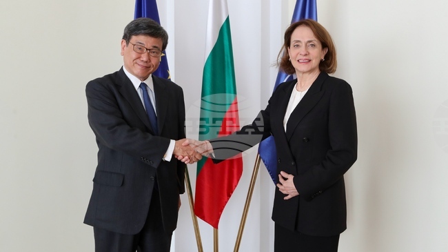 Caretaker Foreign Minister, Japan's Ambassador to Bulgaria Praise Bilateral Dialogue, Cooperation
