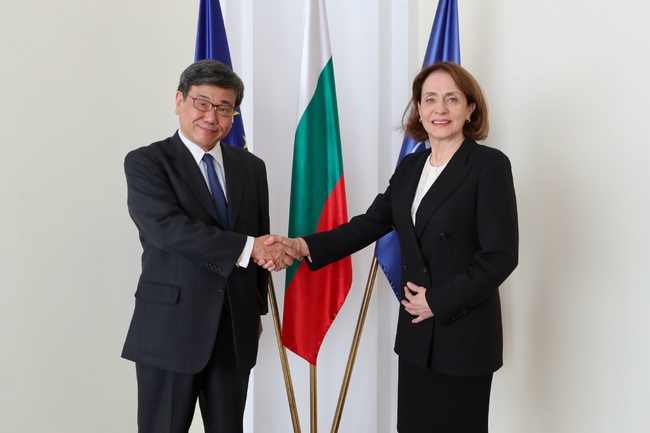 Caretaker Foreign Minister, Japan's Ambassador to Bulgaria Praise Bilateral Dialogue, Cooperation