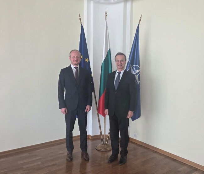 МВнР: Заместник-министърът на външните работи Ради Найденов прие извънредния и пълномощен посланик на Грузия в България