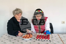 Силистра - боядисване на яйца