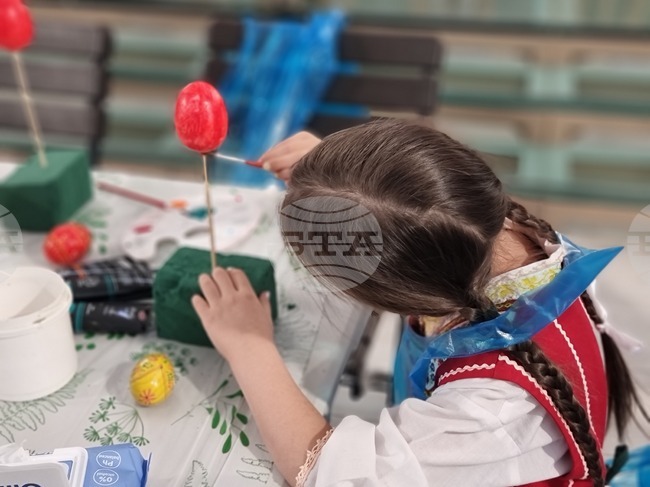 Великденска работилница за „писани яйца“ събра деца в Безистена в Ямбол