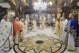 Видин - Велики четвъртък - литургия и общ маслосвет