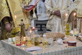 Видин - Велики четвъртък - литургия и общ маслосвет