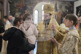 Видин - Велики четвъртък - литургия и общ маслосвет