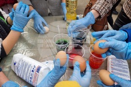 Стара Загора - боядисване яйца