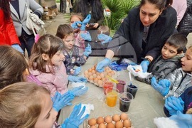 Стара Загора - боядисване яйца