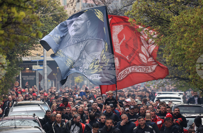 Футболен клуб ЦСКА-София - фенове - шествие