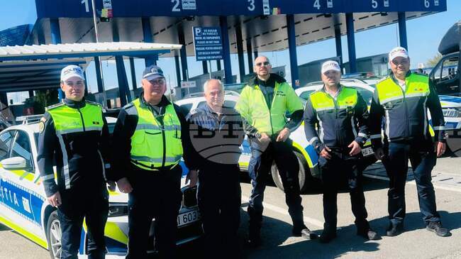 Български и румънски полицаи засилват контрола на движението по Е-79 в област Видин за празниците