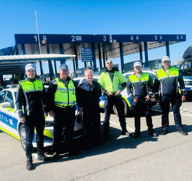 Български и румънски полицаи засилват контрола на движението по Е-79 в област Видин за празниците