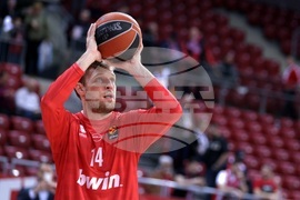 Баскетбол - Александър Везенков - загрявка 