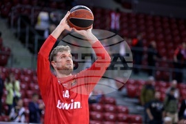 Баскетбол - Александър Везенков - загрявка 