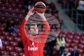 Баскетбол - Александър Везенков - загрявка 