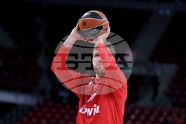 Баскетбол - Александър Везенков - загрявка 