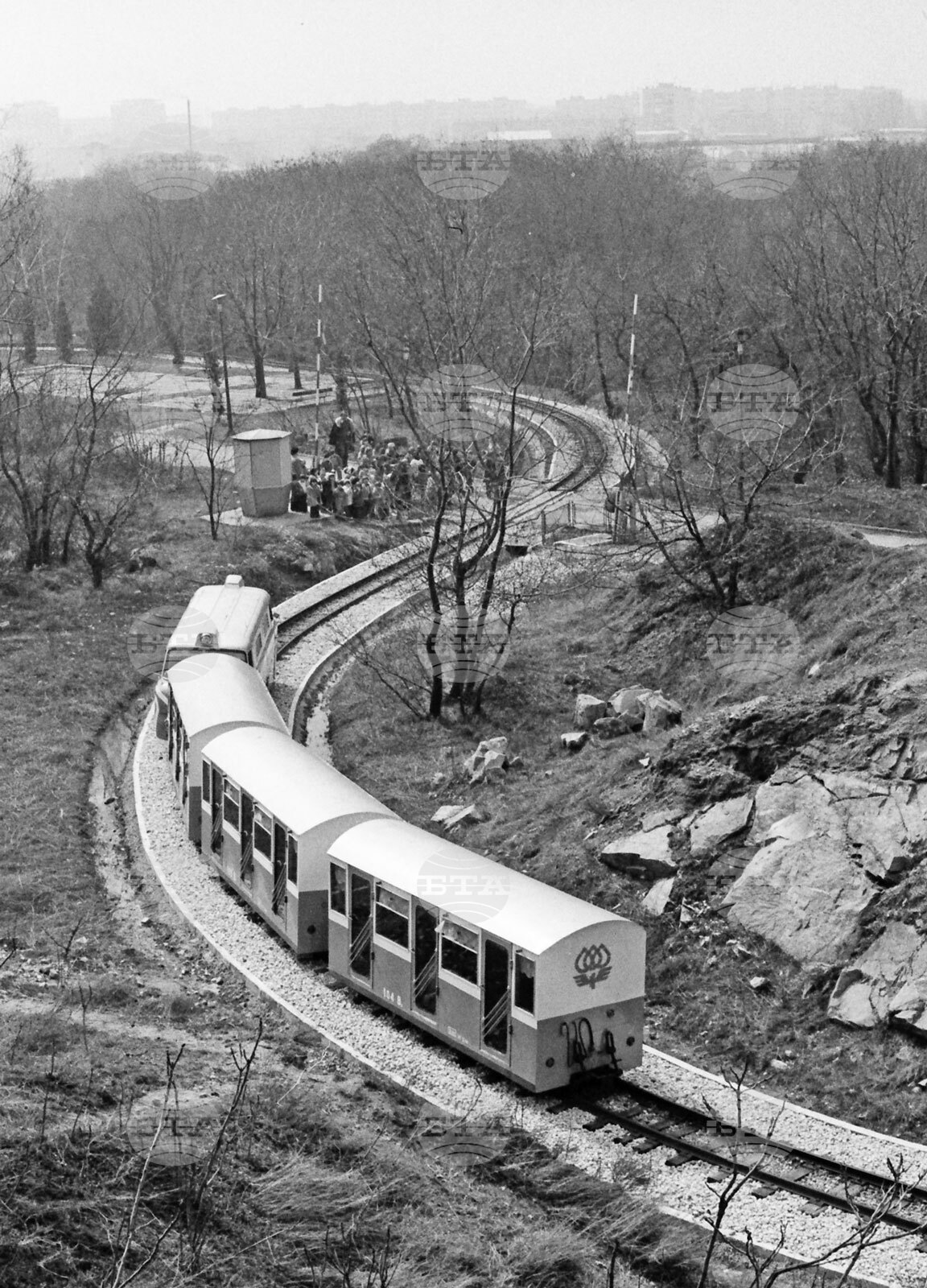 Детската железница в Пловдив през 1984 година