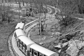 Детската железница в Пловдив през 1984 година