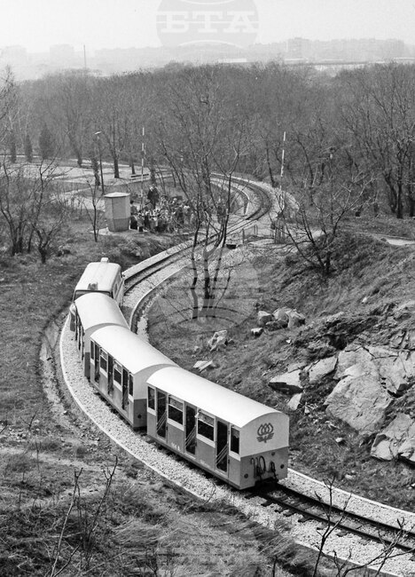 Детската железница в Пловдив през 1984 година