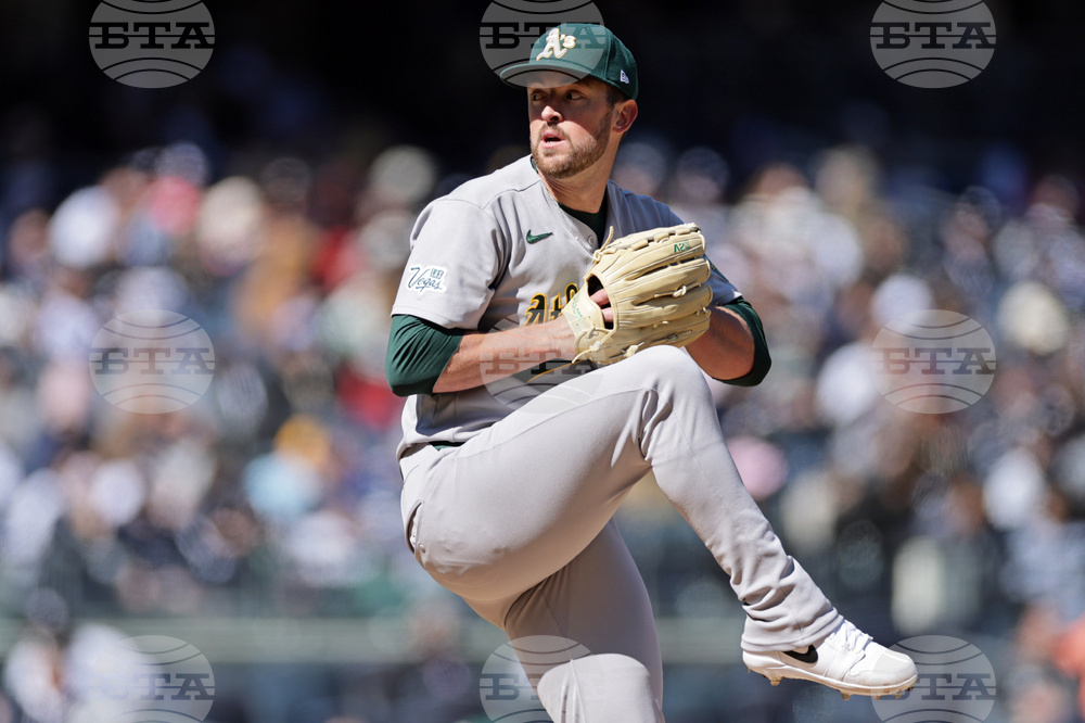 Athletics Yankees Baseball