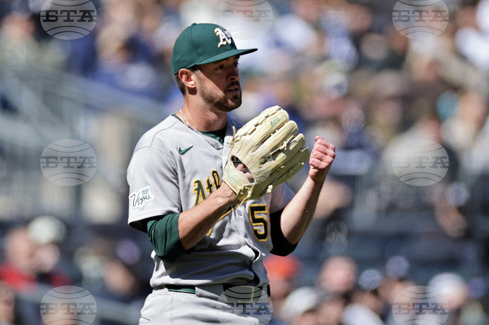 Athletics Yankees Baseball