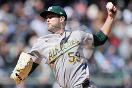Athletics Yankees Baseball