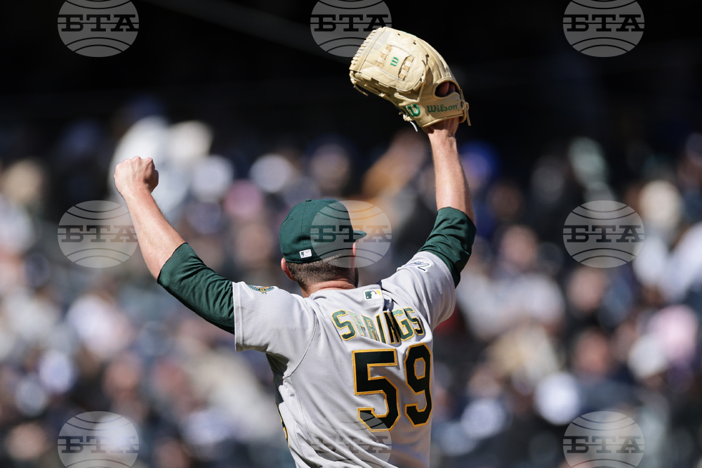 Athletics Yankees Baseball