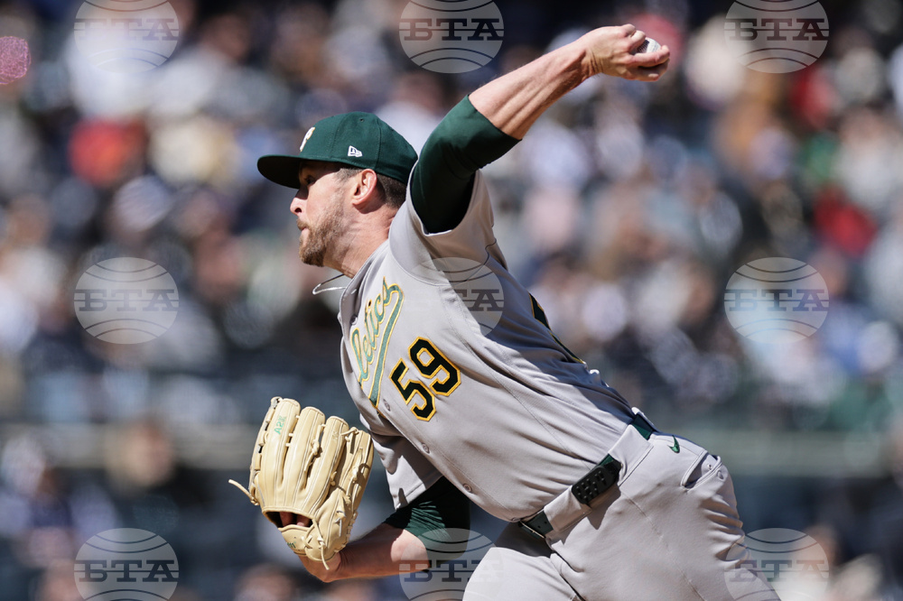 Athletics Yankees Baseball