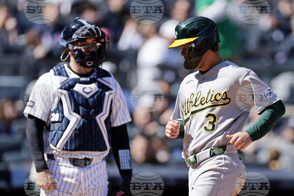 Athletics Yankees Baseball