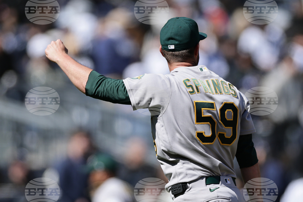 Athletics Yankees Baseball