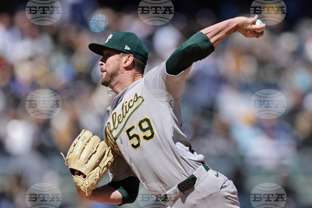 Athletics Yankees Baseball