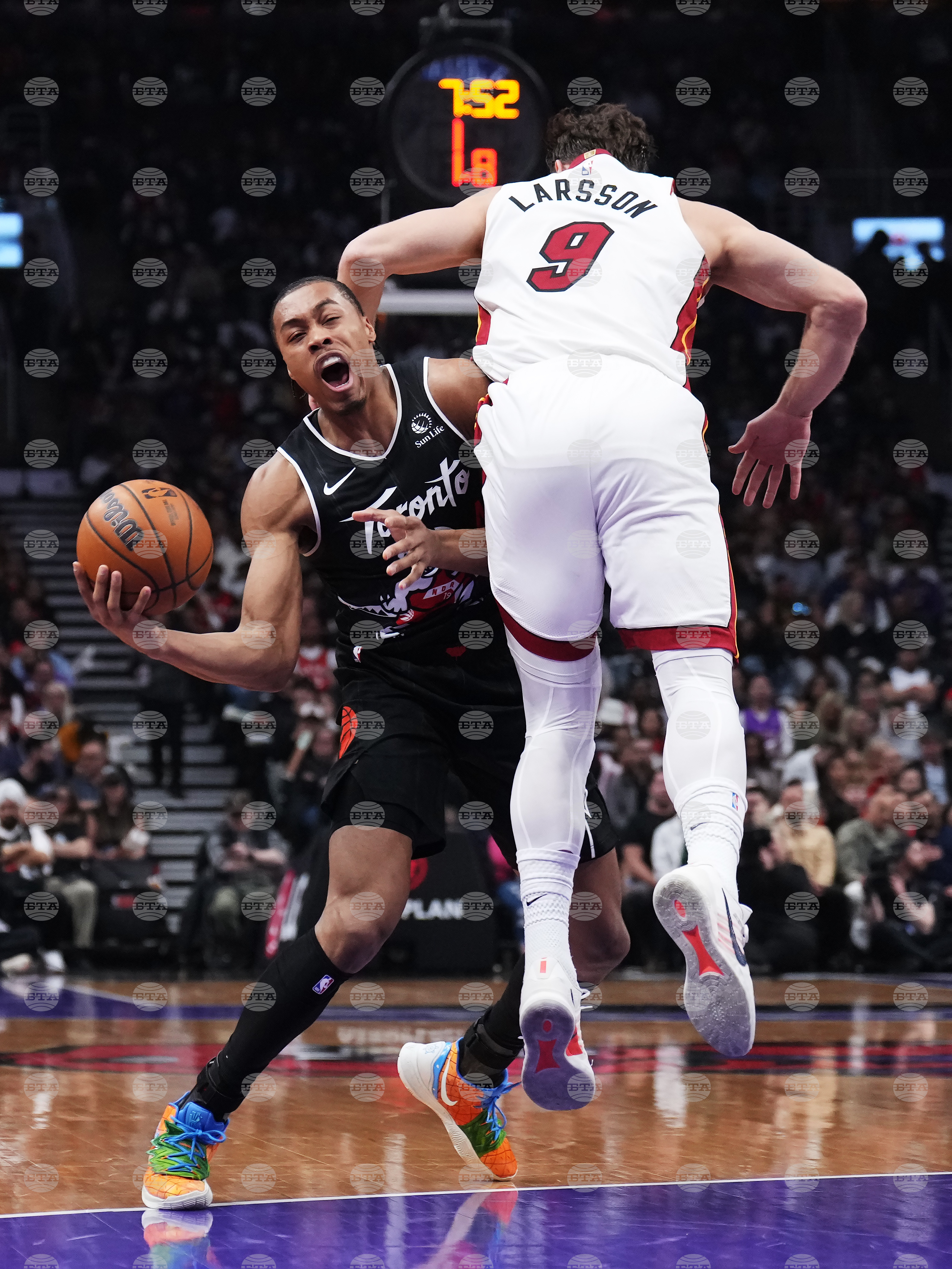 Heat Raptors Basketball