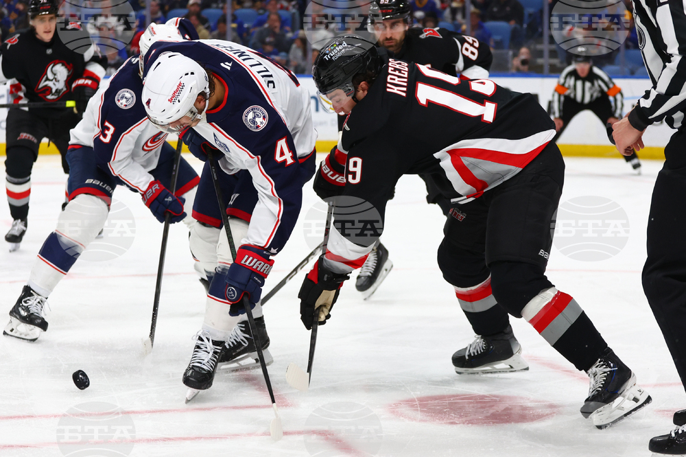 Blue Jackets Sabres Hockey