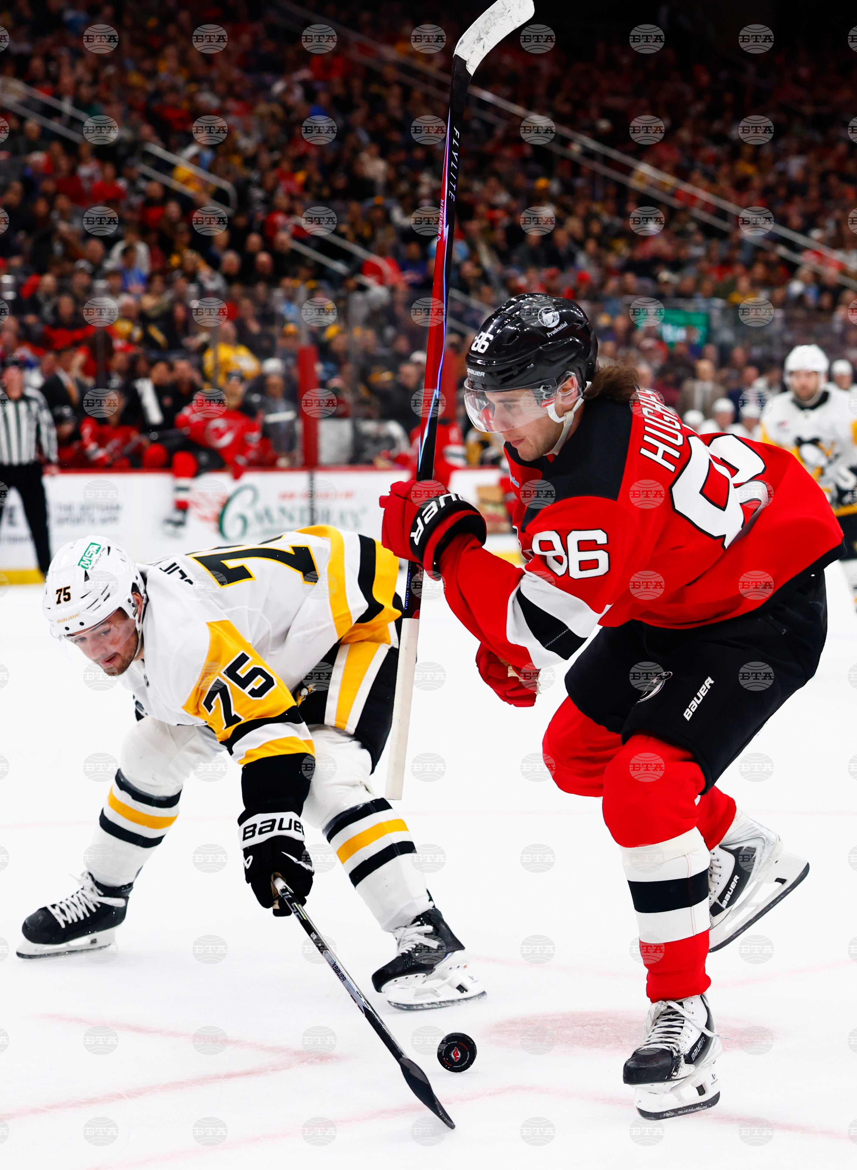 Penguins Devils Hockey