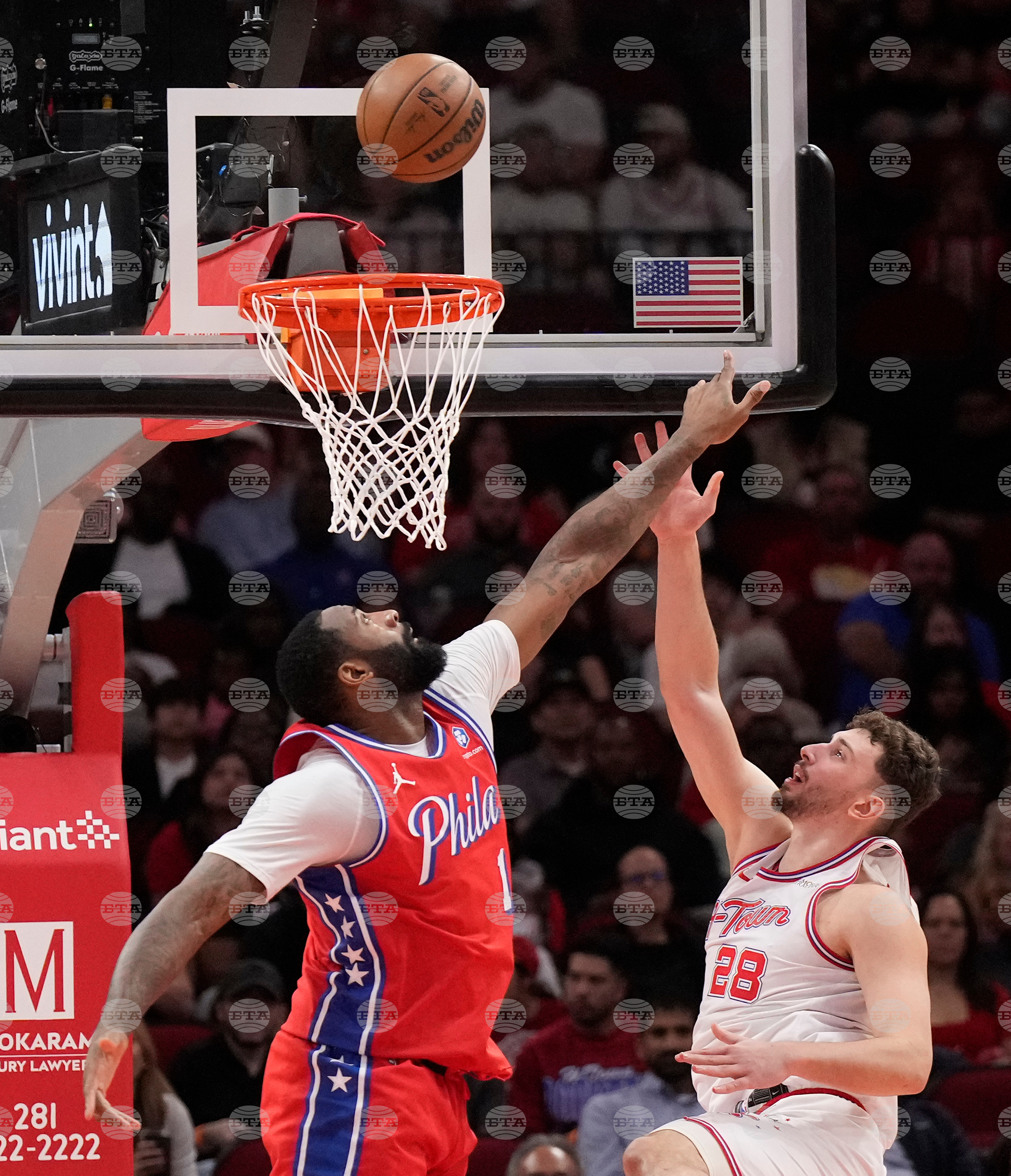 76ers Rockets Basketball