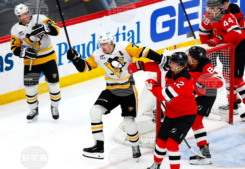 Penguins Devils Hockey