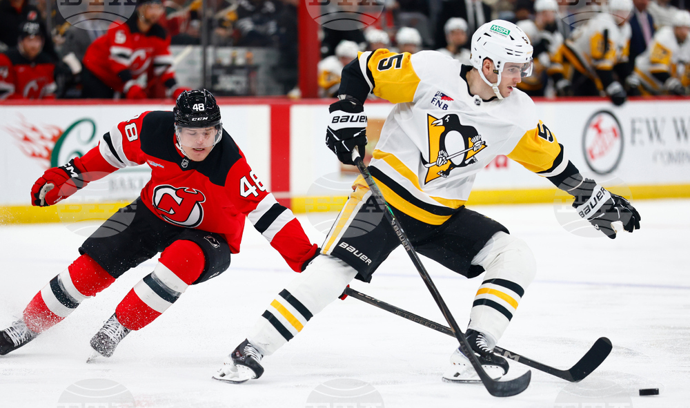 Penguins Devils Hockey
