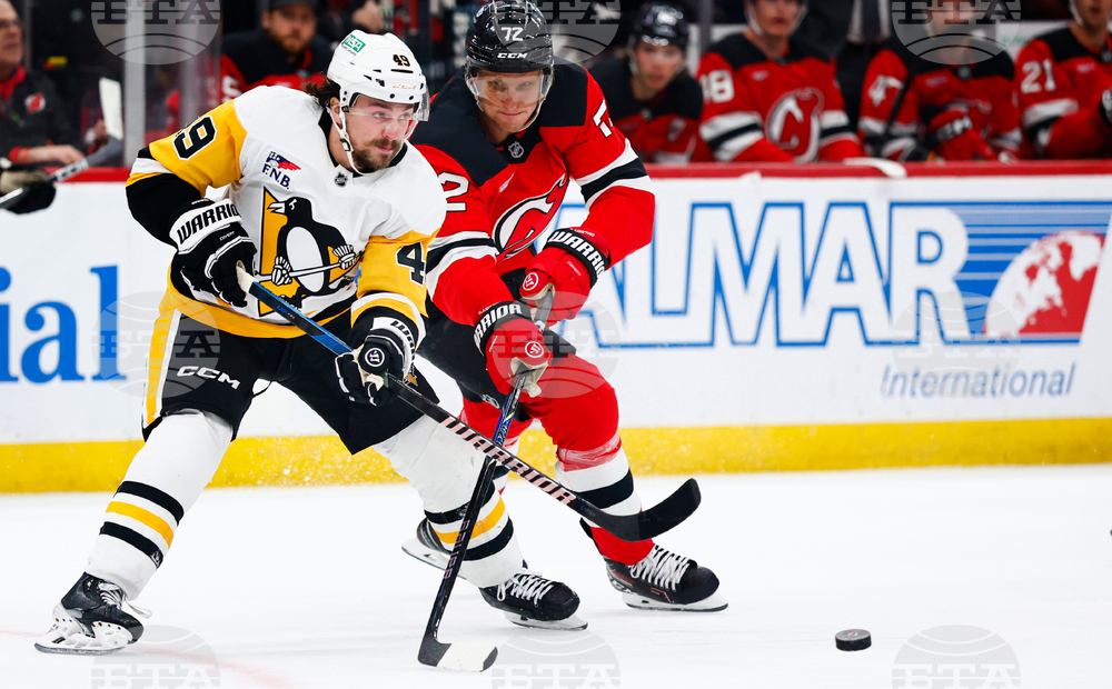 Penguins Devils Hockey