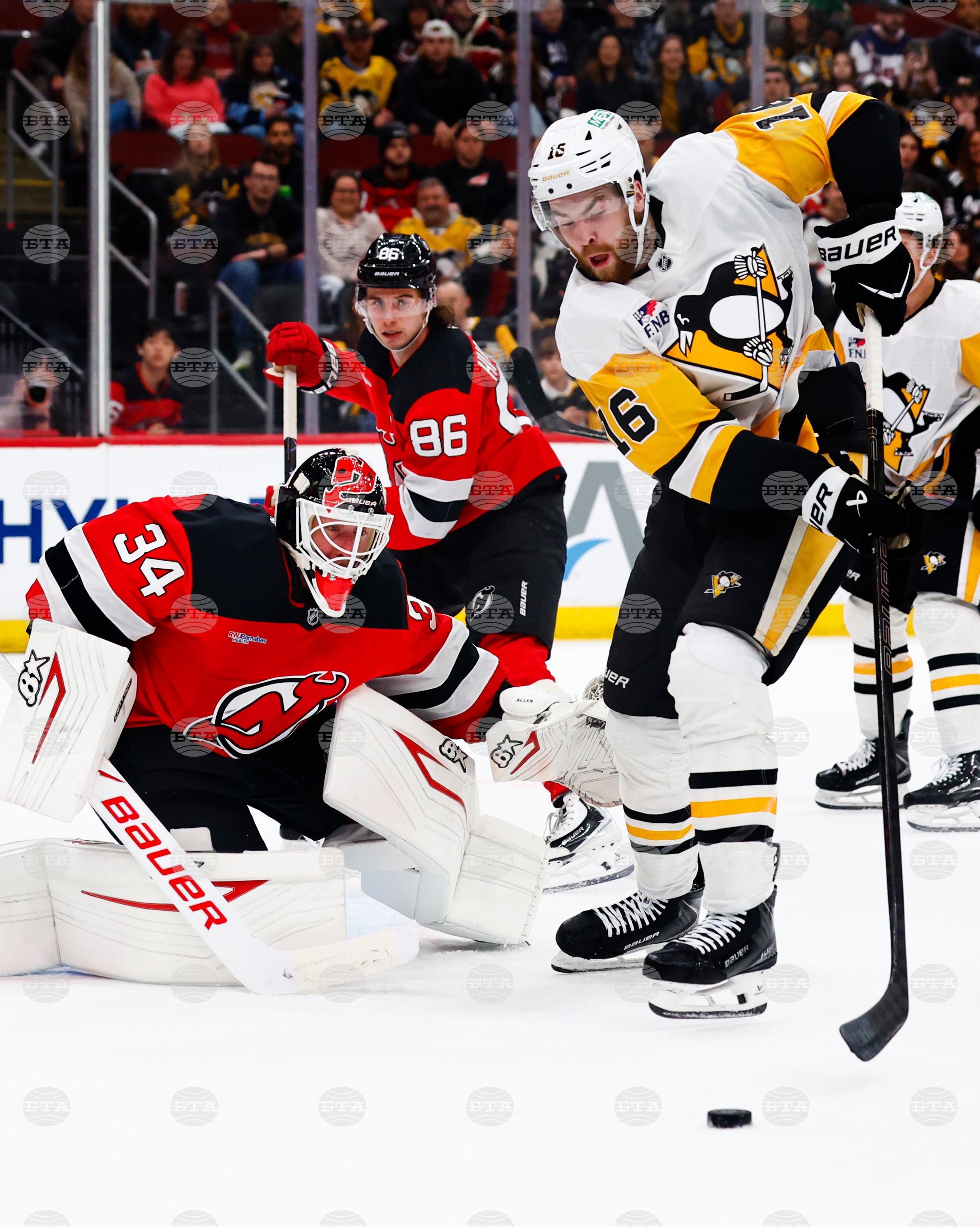Penguins Devils Hockey