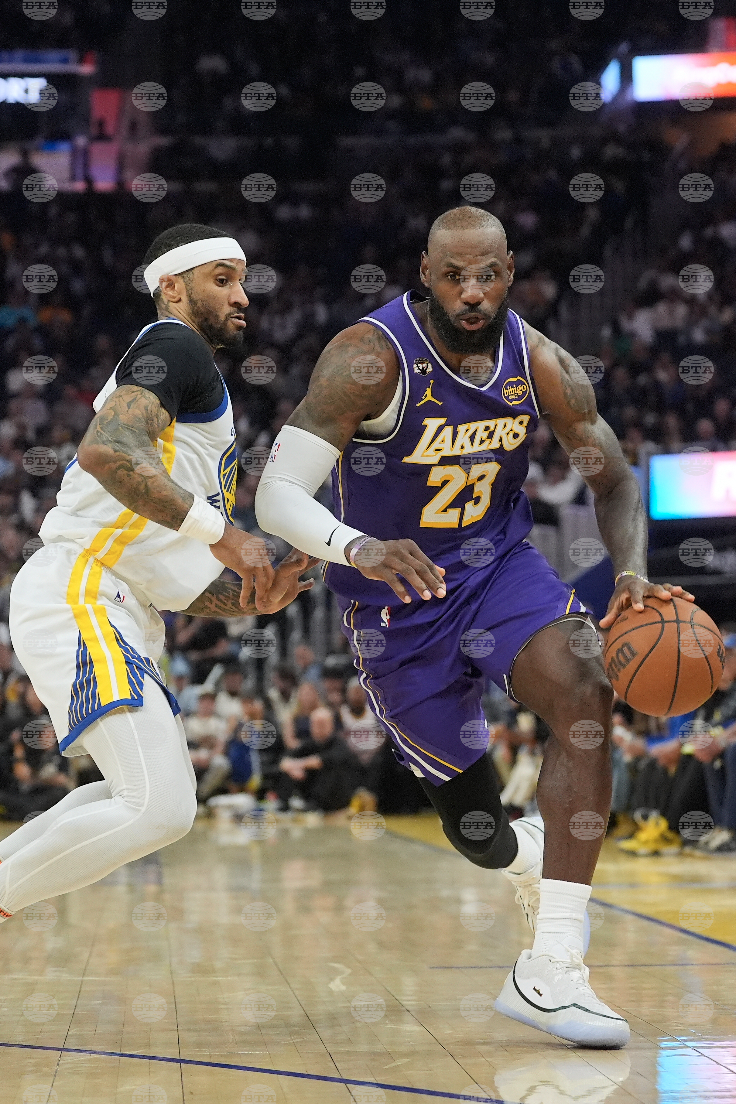 Lakers Warriors Basketball