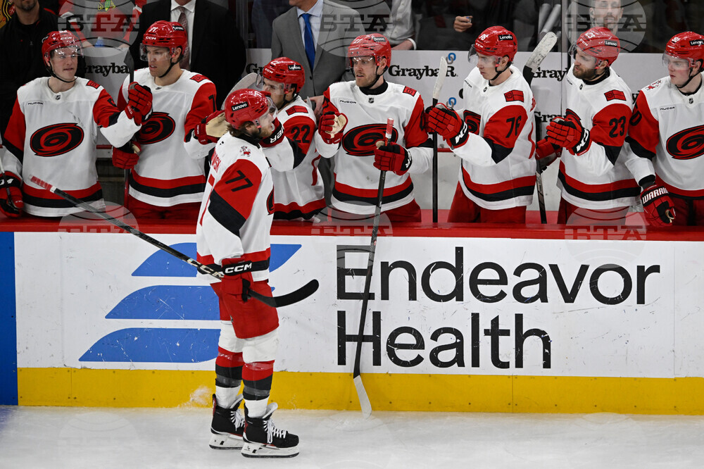 Hurricanes Blackhawks Hockey