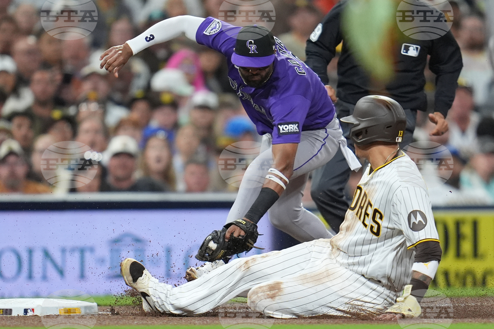 Rockies Padres Baseball