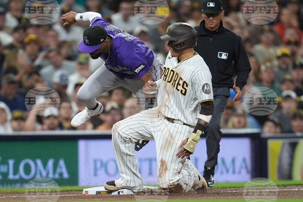 Rockies Padres Baseball