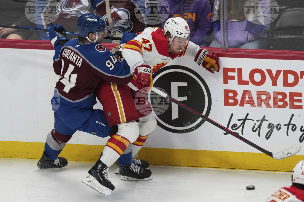 Flames Avalanche Hockey