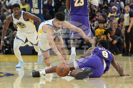 Lakers Warriors Basketball