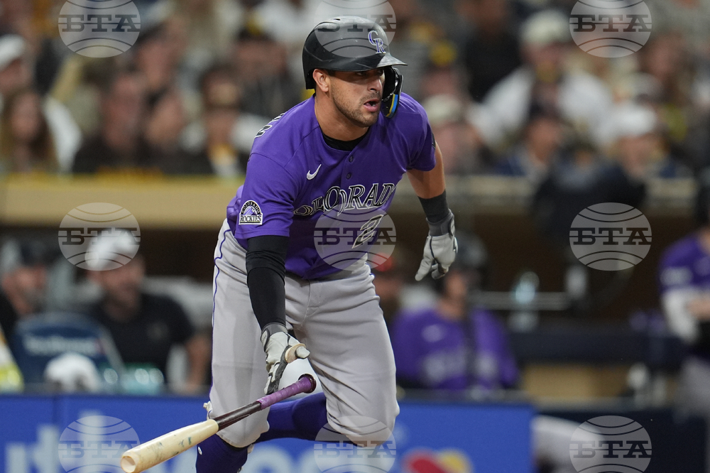 Rockies Padres Baseball