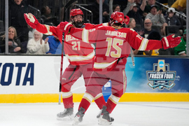 APTOPIX NCAA Michigan Denver Hockey